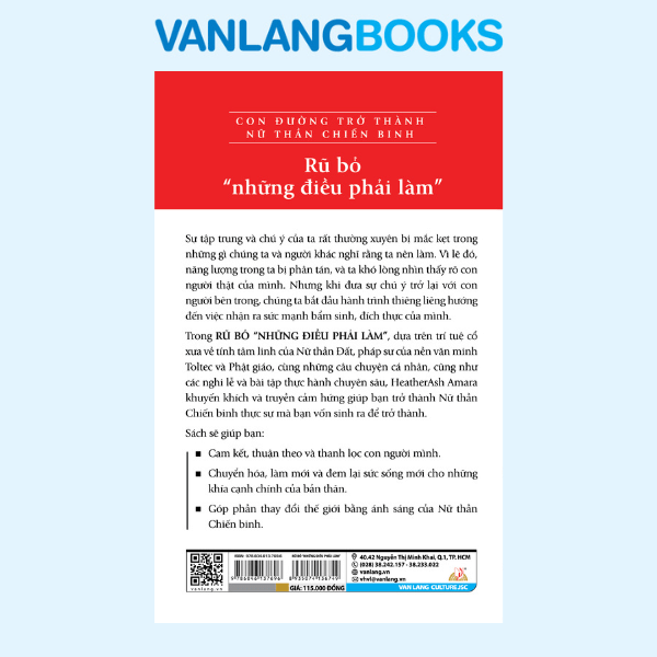 Con Đường Trở Thành Nữ Thần Chiến Binh - Rũ Bỏ Những Điều Phải Làm - Vanlangbooks