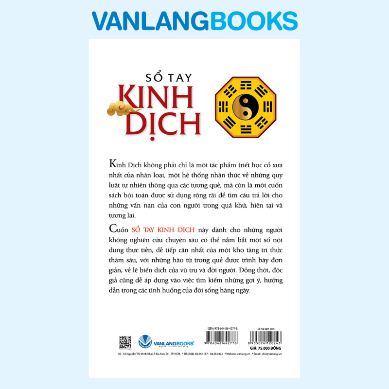 Sổ Tay Kinh Dịch (Tái Bản 2020) - Vanlangbooks
