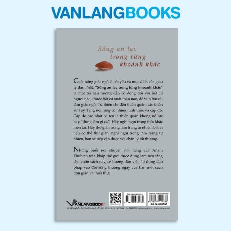 Sống An Lạc Trong Từng Khoảnh Khắc - Vanlangbooks