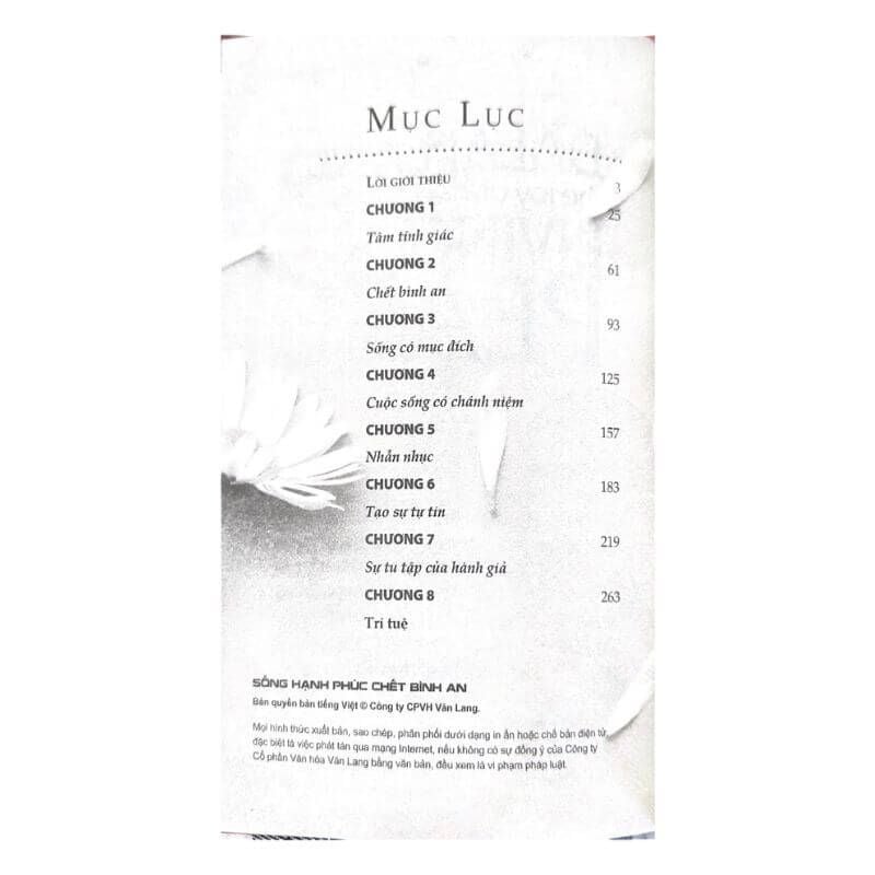 Sống Hạnh Phúc Chết Bình An (Tái Bản2023) - Vanlangbooks
