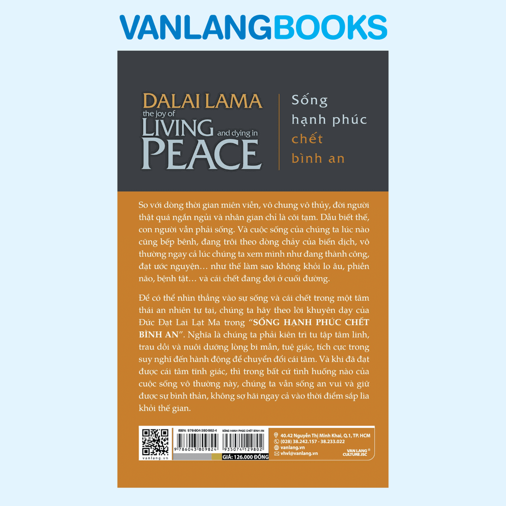 Sống Hạnh Phúc Chết Bình An 2023  - Vanlangbooks