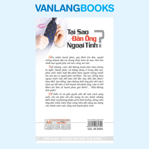 Tại Sao Đàn Ông Ngoại Tình? – Vanlangbooks