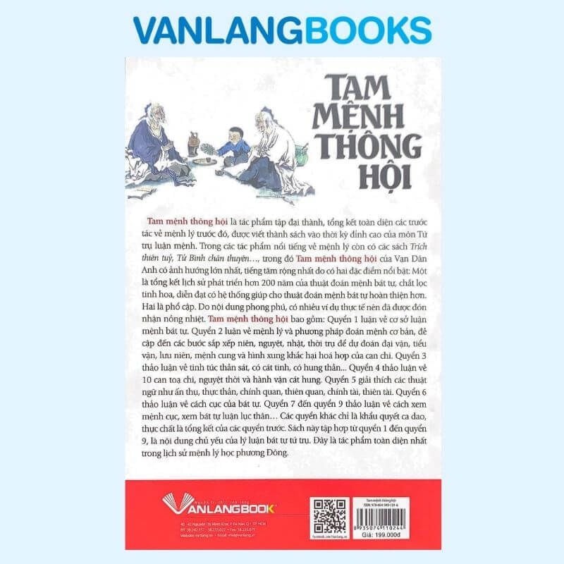 Sách Tam Mệnh Thông Hội - Vanlangbooks