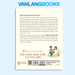 Yêu Con Như Thế Là Vừa Đủ - Tâm Sự Cùng Con - Vanlangbooks
