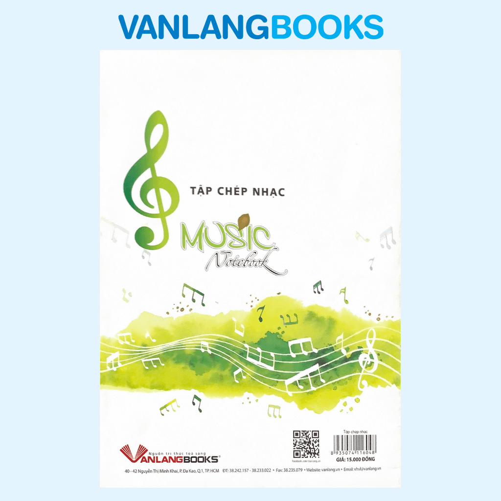 Tập Chép Nhạc (Màu Xanh Lá) - Vanlangbooks