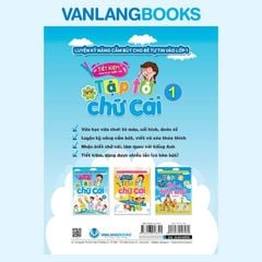 Luyện Kỹ Năng Cầm Bút Cho Bé Tự Tin Vào Lớp 1 - Tập Tô Chữ Cái - Tập 1 - Vanlangbooks