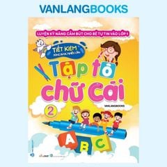Tập Tô Chữ Cái T2 (Kèm Bút Lông Bảng) - Vanlangbooks