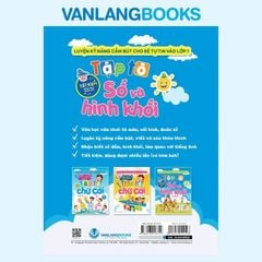 Tập Tô Số Và Hình Khối (Kèm Bút Lông Bảng) - Vanlangbooks