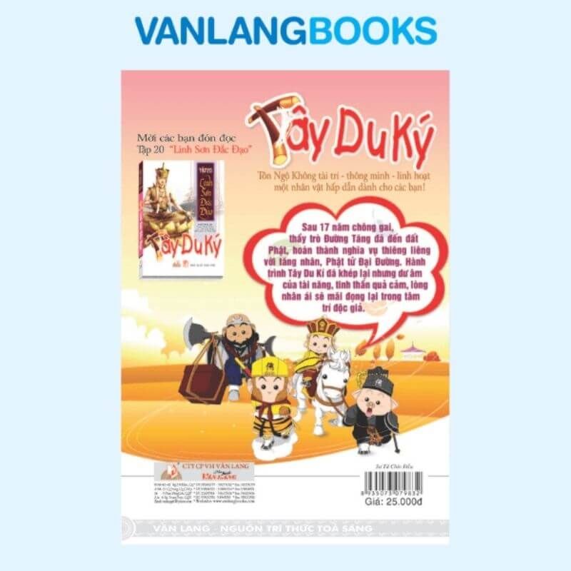 Sách Truyện Tây Du Ký Tập 19 - Sư Tử Chín Đầu - Vanlangbooks