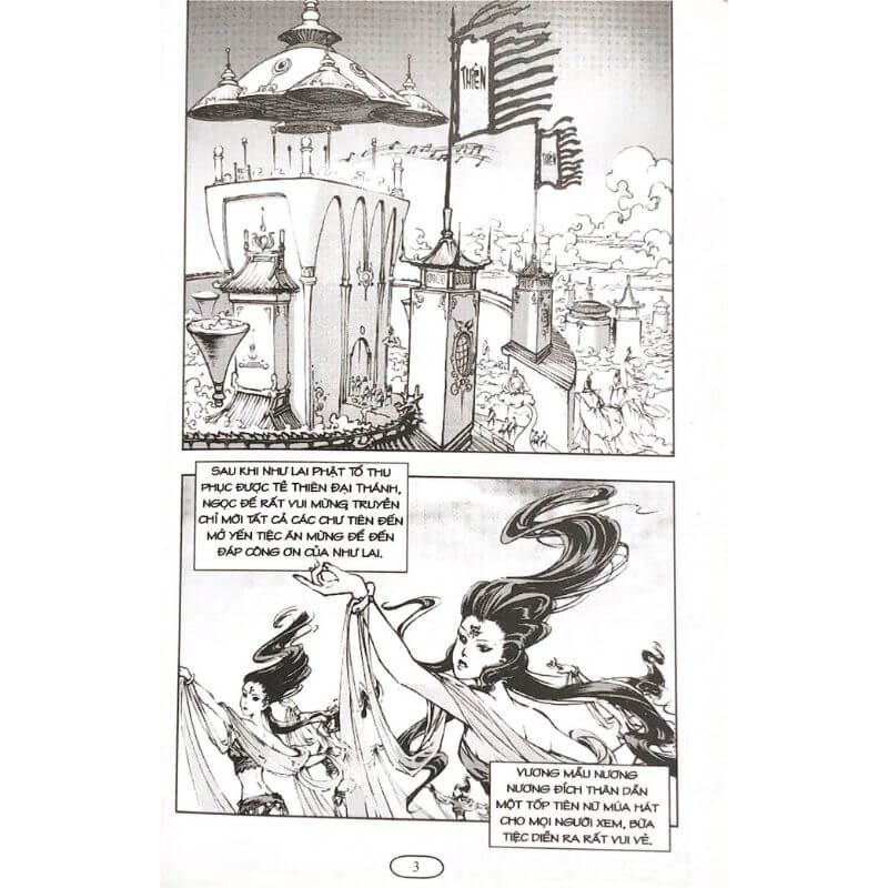 Truyện Tranh Tây Du Ký T3 - Tây Thiên Thỉnh Kinh - Vanlangbooks