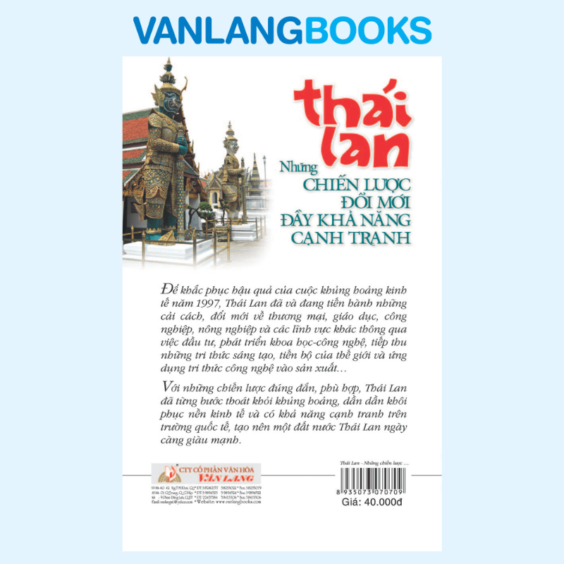 Thái Lan - Những Chiến Lược Đổi Mới Đầy Khả Năng Cạnh Tranh - Vanlangbooks