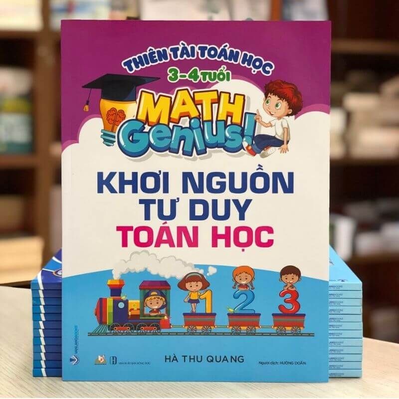 Thiên Tài Toán Học (3 - 4 Tuổi) - Khơi Nguồn Tư Duy Toán Học - Vanlangbooks