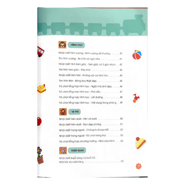 Thiên Tài Toán Học (3 - 4 Tuổi) - Khơi Nguồn Tư Duy Toán Học - Vanlangbooks