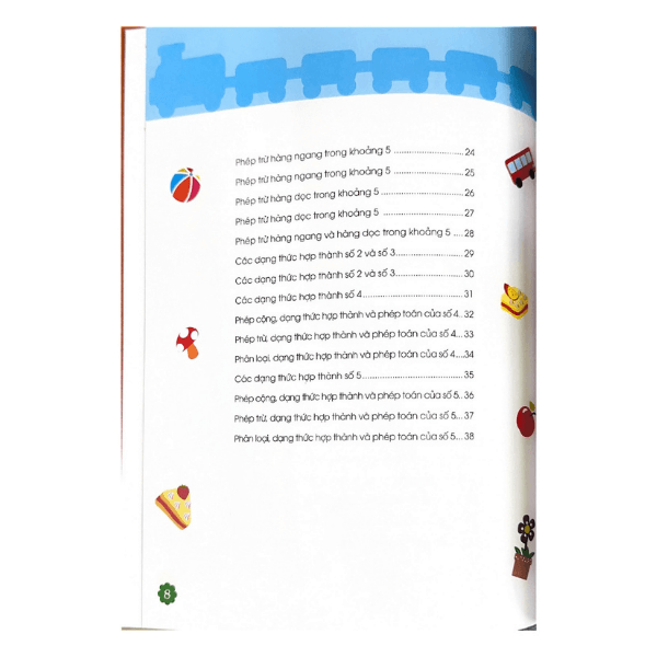 Thiên Tài Toán Học (5 - 6 Tuổi) - Làm Quen Với Phép Cộng Trừ - Vanlangbooks