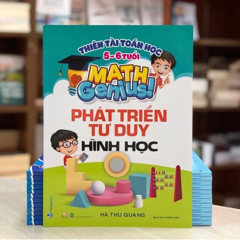 Thiên Tài Toán Học (5 - 6 Tuổi) - Phát Triển Tư Duy Hình Học - Vanlangbooks