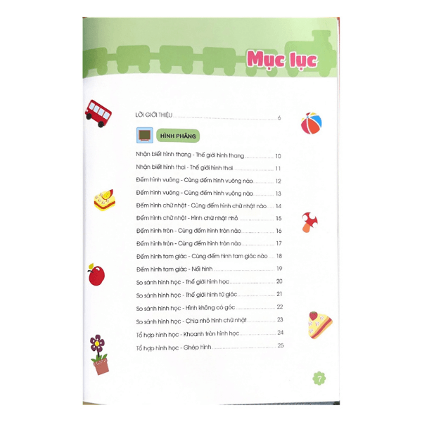 Thiên Tài Toán Học (5 - 6 Tuổi) - Phát Triển Tư Duy Hình Học - Vanlangbooks