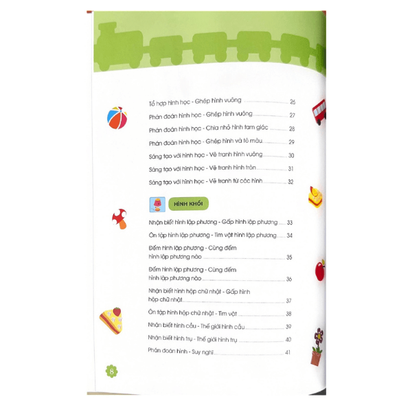 Thiên Tài Toán Học (5 - 6 Tuổi) - Phát Triển Tư Duy Hình Học - Vanlangbooks