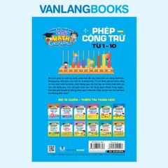 Thiên Tài Toán Học (5 - 6 Tuổi) - Phép Cộng Trừ Từ 1-10 - Vanlangbooks