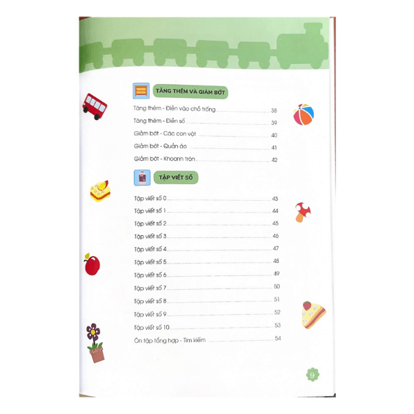 Thiên Tài Toán Học (5 - 6 Tuổi) - Rèn Tư Duy Số Học - Vanlangbooks