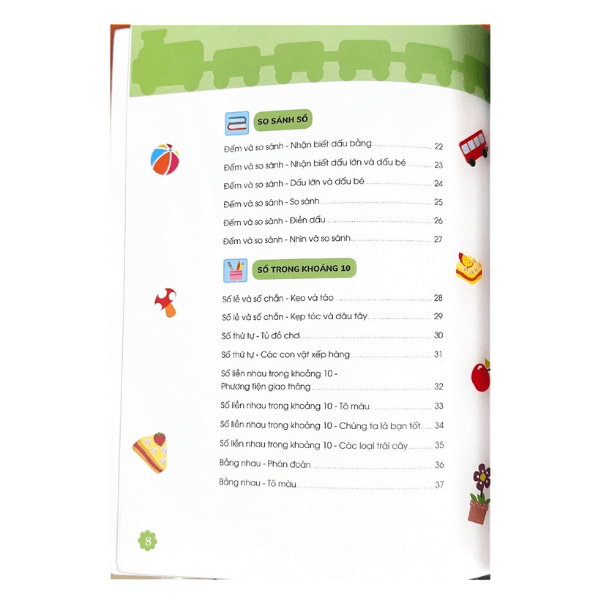 Thiên Tài Toán Học (5 - 6 Tuổi) - Rèn Tư Duy Số Học - Vanlangbooks