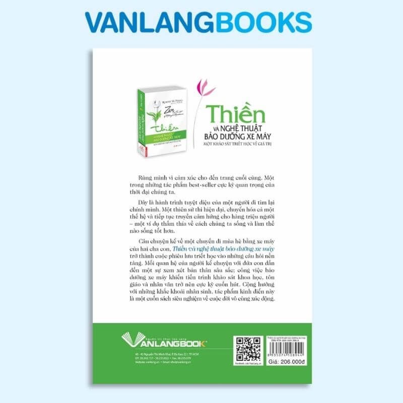 Thiền Và Nghệ Thuật Bảo Dưỡng Xe Máy - Vanlangbooks