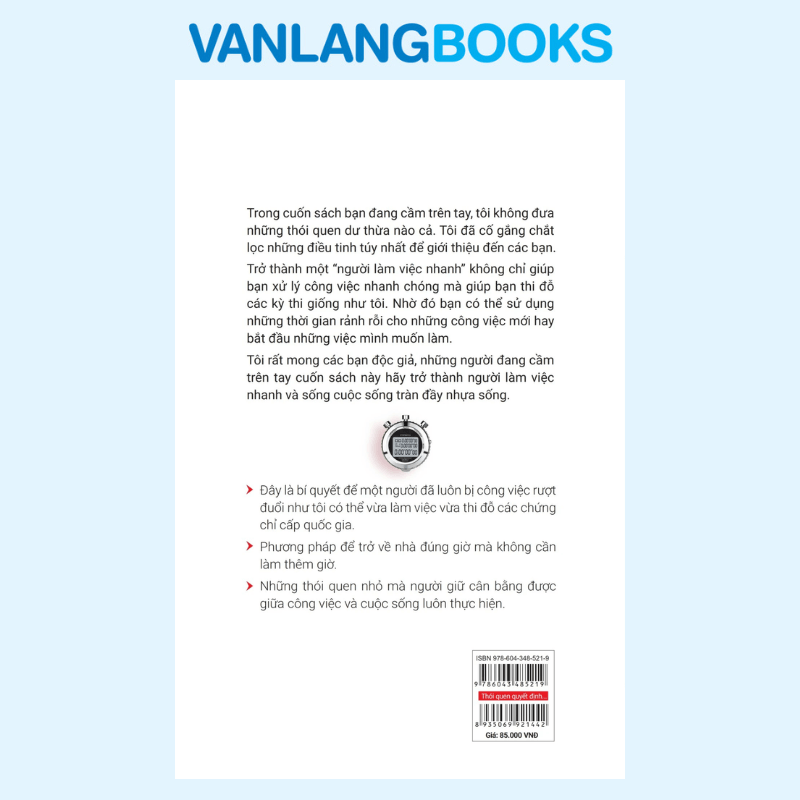 Thói Quen Quyết Định Tốc Độ Công Việc