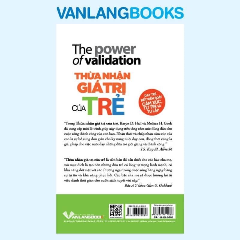 Thừa Nhận Giá Trị Của Trẻ - Vanlangbooks