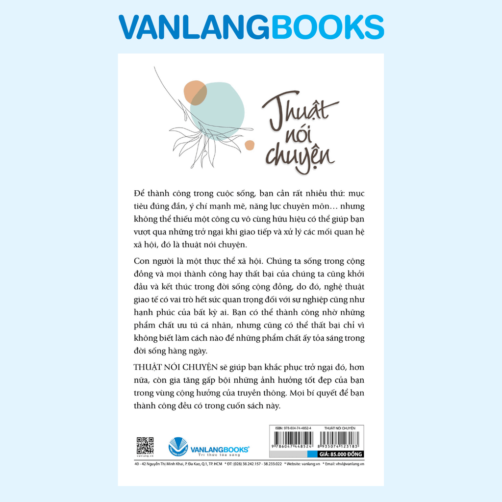 Thuật Nói Chuyện (Tái Bản 2021)-Vanlangbooks