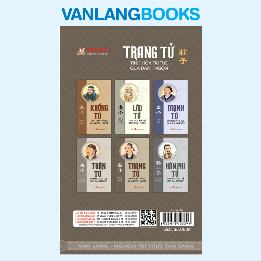 Trang Tử - Tinh Hoa Trí Tuệ Qua Danh Ngôn -Vanlangbooks