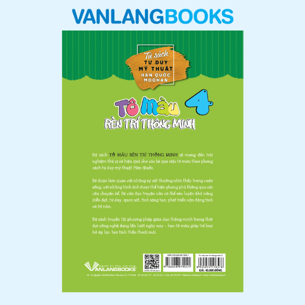 Tô màu rèn trí thông minh Tập 4 - Vanlangbooks