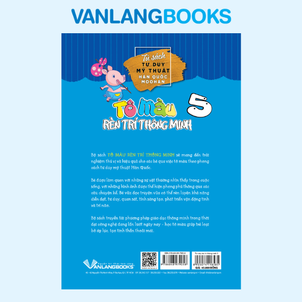 Tô Màu Rèn Luyện Trí Thông Minh Tập 5 - Vanlangbooks