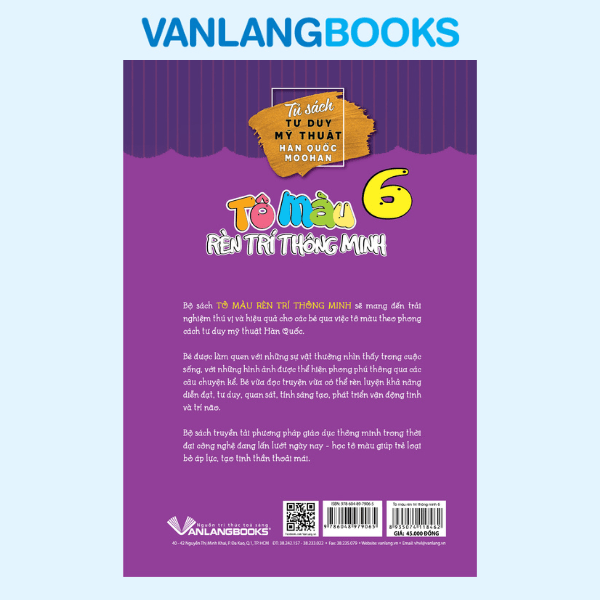 Tô Màu Rèn Luyện Trí Thông Minh Tập 6 - Vanlangbooks