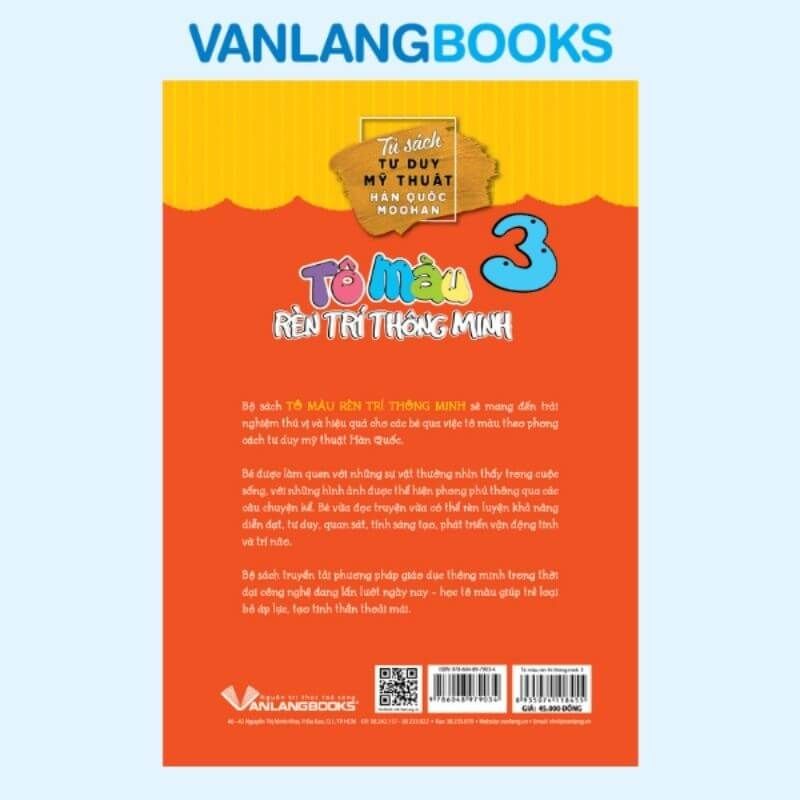 Tô Màu Rèn Trí Thông Minh Tập 3 - Vanlangbooks