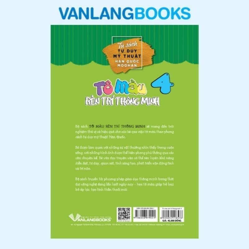 Tô Màu Rèn Trí Thông Minh Tập 4 - Vanlangbooks