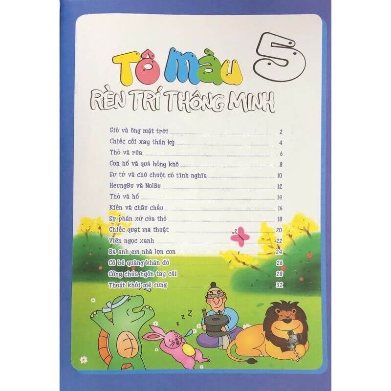 Tô Màu Rèn Luyện Trí Thông Minh Tập 5 - Vanlangbooks