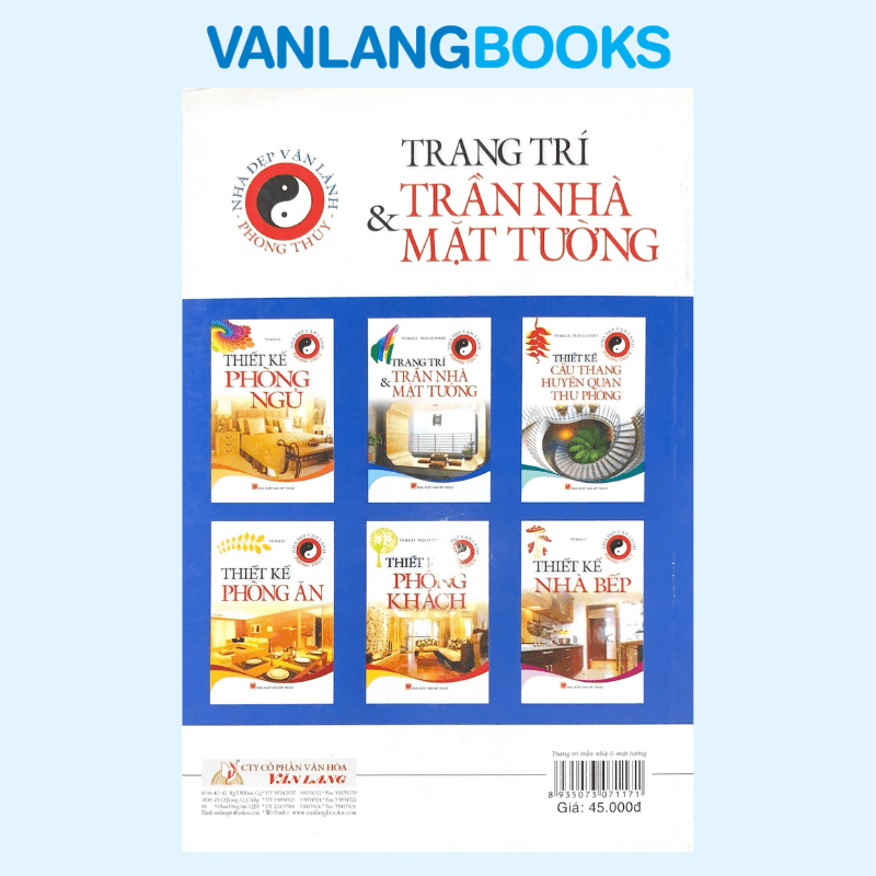 Trang Trí Trần Nhà Và Mặt Tường - Vanlangbooks
