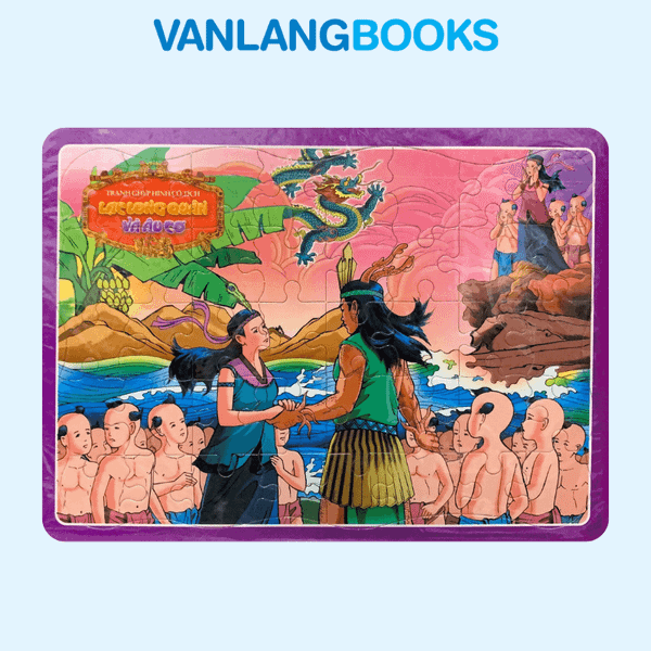Tranh Ghép Hình Cổ Tích - Lạc Long Quân Và Âu Cơ