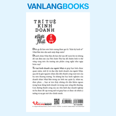 Trí Tuệ Kinh Doanh Của Người Nhật (Tái Bản 2018) - Vanlangbooks
