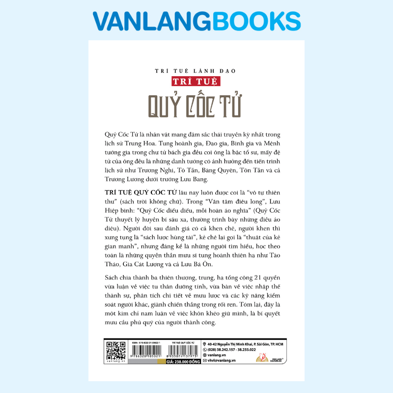 Trí Tuệ Lãnh Đạo – Trí Tuệ Quỹ Cốc Tử - (Tái Bản 2025) - Vanlangbooks