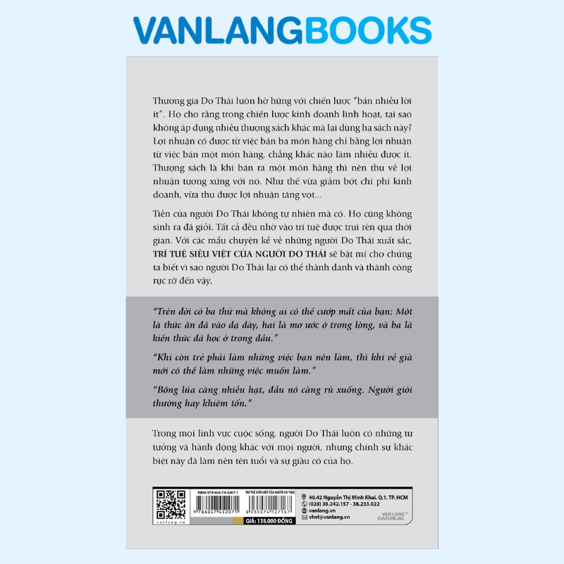 Trí Tuệ Siêu Việt Của Người Do Thái (Tái Bản 2022) - Vanlangbooks