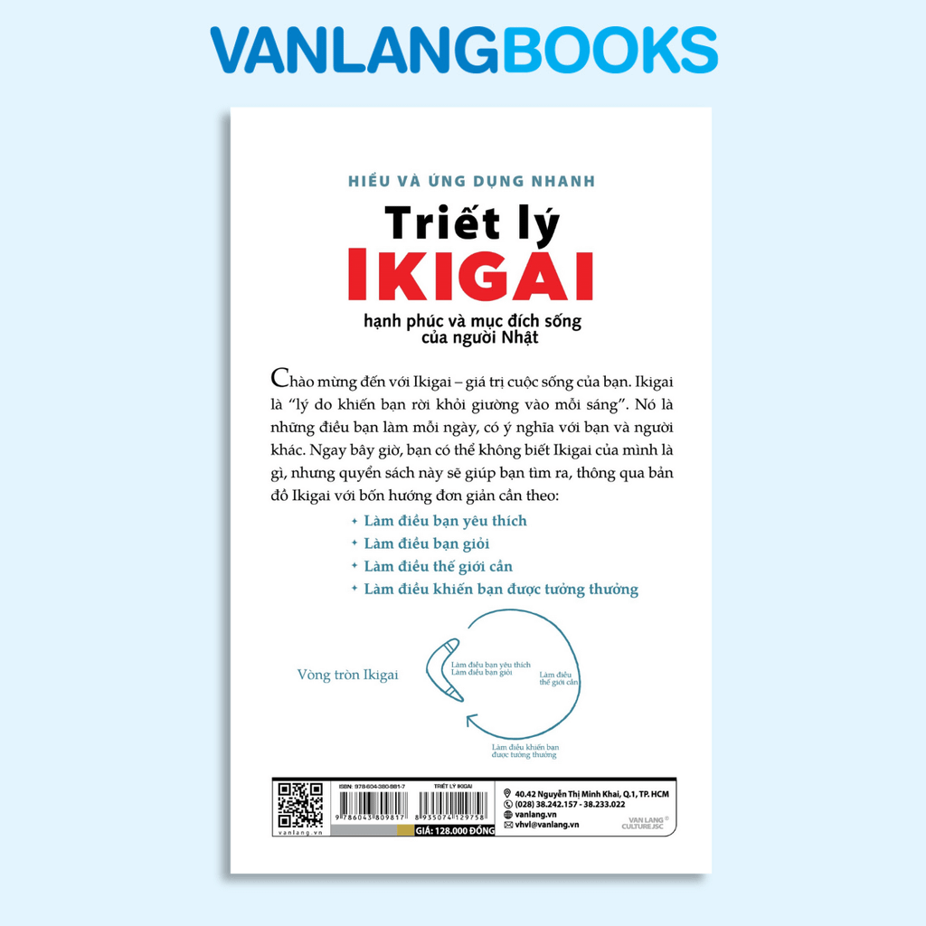 Hiểu và ứng dụng nhanh - Triết lý Ikigai - Vanlangbooks
