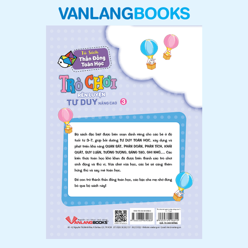 Trò Chơi Rèn Luyện Tư Duy Nâng Cao 3 (5 -7 Tuổi)
