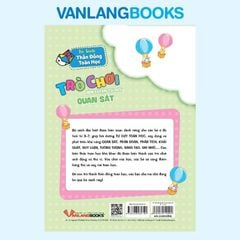 Sách Trò Chơi Rèn Luyện Tư Duy Quan Sát (4 -5 Tuổi) - Vanlangbooks