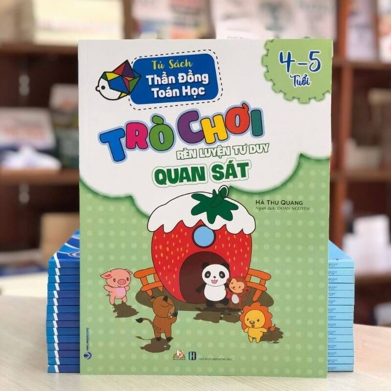 Sách Trò Chơi Rèn Luyện Tư Duy Quan Sát (4 -5 Tuổi) - Vanlangbooks