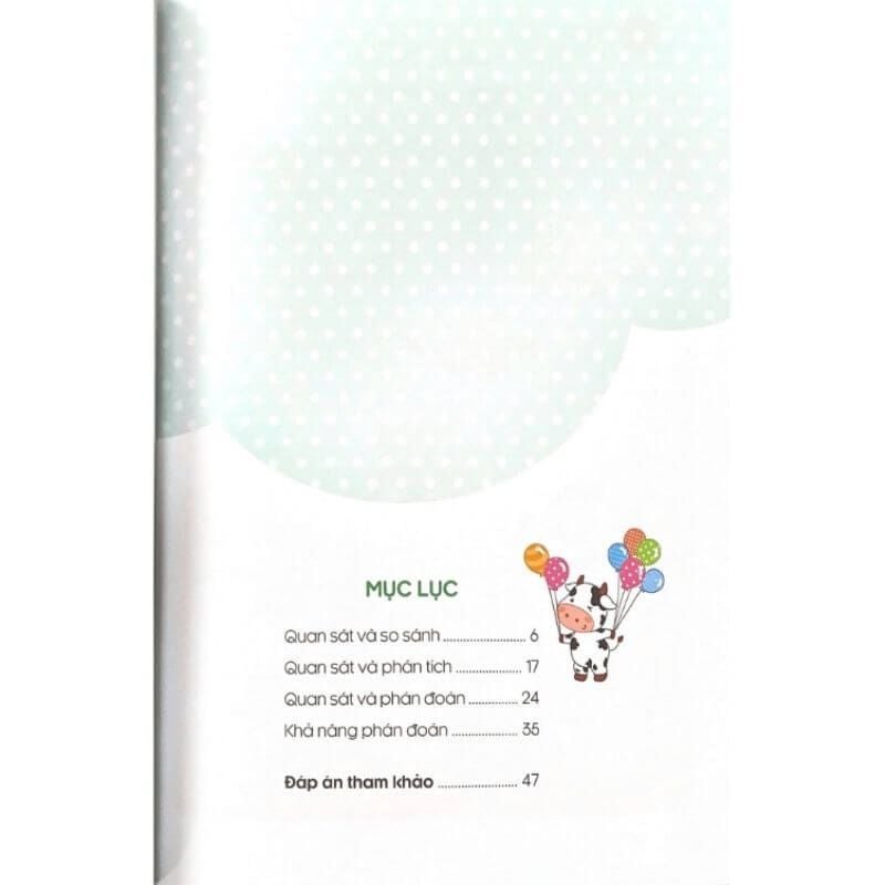 Sách Trò Chơi Rèn Luyện Tư Duy Quan Sát (4 -5 Tuổi) - Vanlangbooks