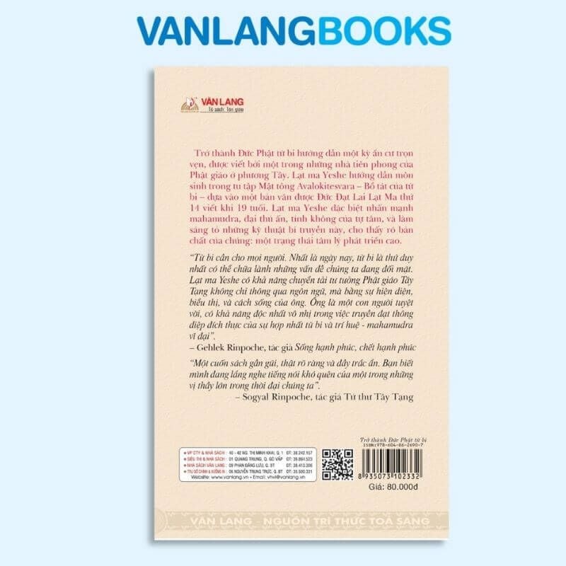 Trở Thành Đức Phật Từ Bi - Vanlangbooks