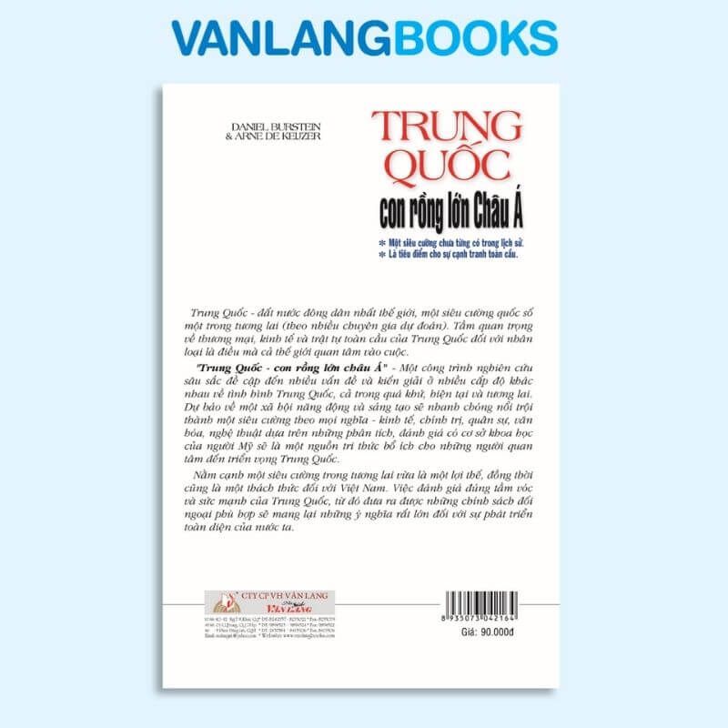 Trung Quốc - Con Rồng Lớn Châu Á - Vanlangbooks