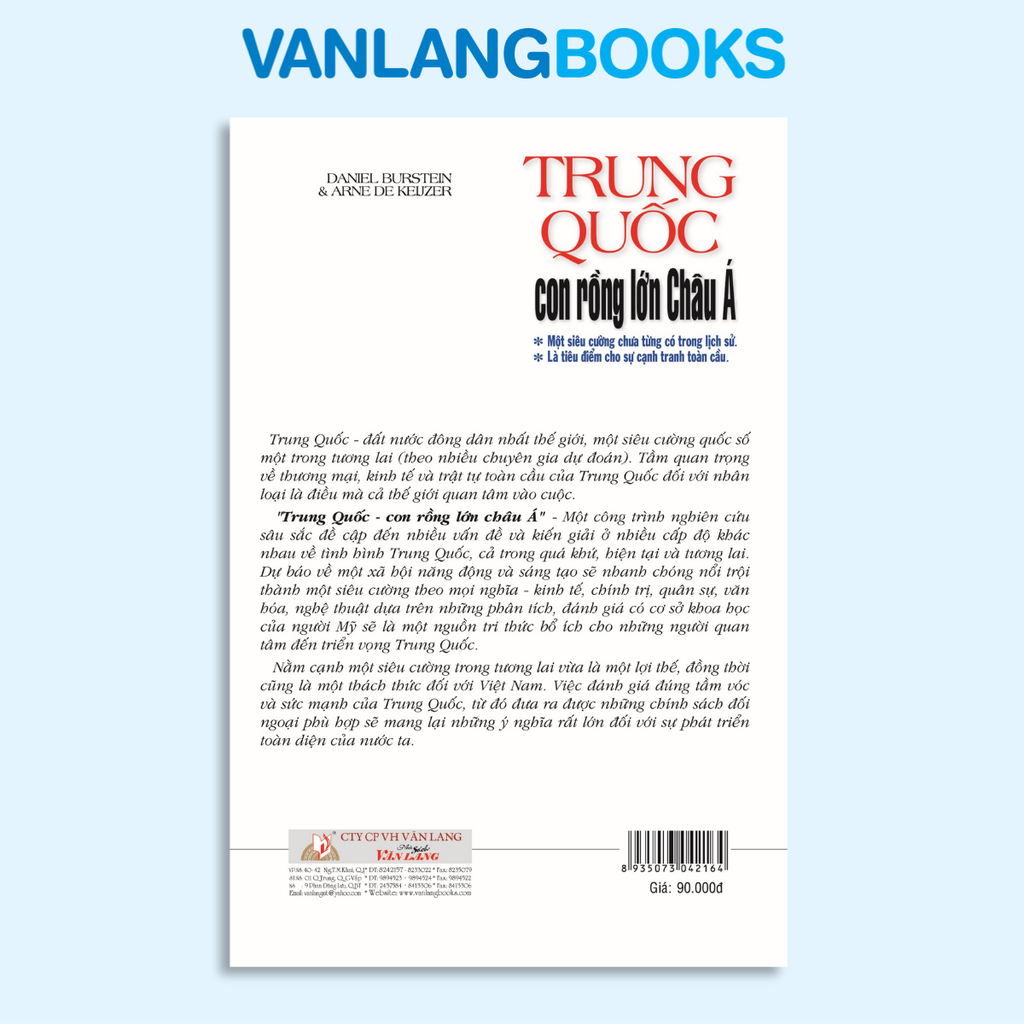 Trung Quốc - Con Rồng Lớn Châu Á - Vanlangbooks