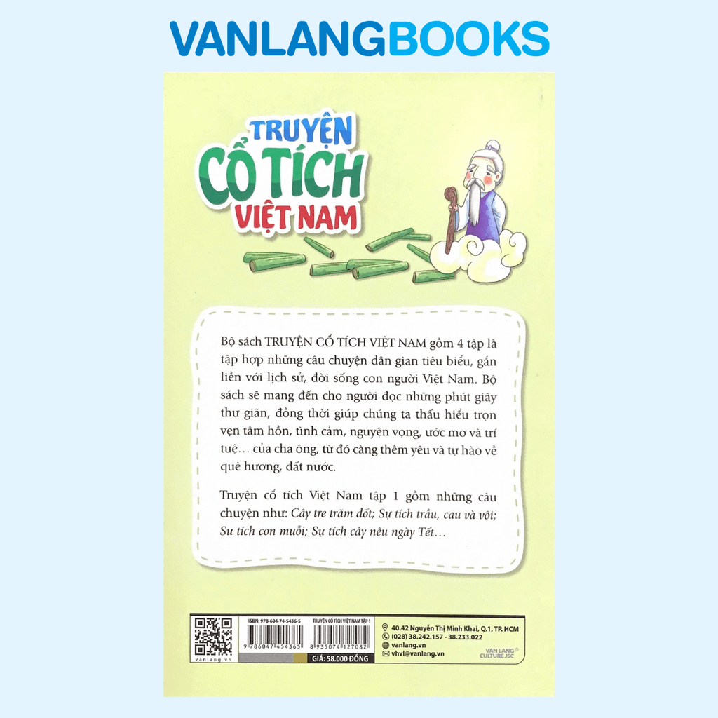 Tập 1: Cây Tre Trăm Đốt - Truyện Cổ Tích Việt Nam - Vanlangbooks