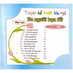 Truyện Kể Trước Giờ Đi Ngủ - Ba Người Bạn Tốt - Vanlangbooks